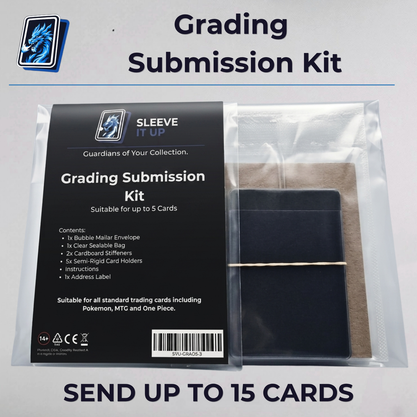 Trading Card Grading Submission Kit – ACE / PSA / TAG Mail-In Pack