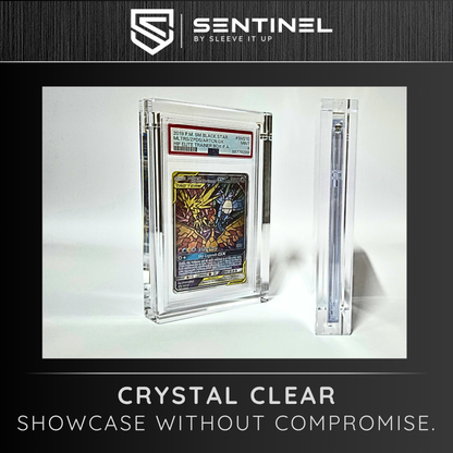 PSA & ACE Graded Card Acrylic Display Case – EXTRA THICK 8mm Magnetic Slab Protector