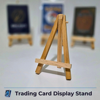 Trading Card Display Stand – Pokémon & PSA Graded Card Holder for Toploaders & Magnetic Cases (1–10 Pack)
