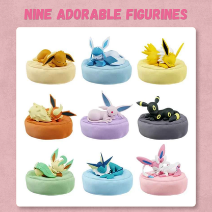 Pokemon Sleeping Eevee Eeveelution Blind Box Figure - Eevee Gift Idea Colletable