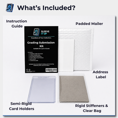 Trading Card Grading Submission Kit – ACE / PSA / TAG Mail-In Pack