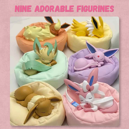 Pokemon Sleeping Eevee Eeveelution Blind Box Figure - Eevee Gift Idea Colletable