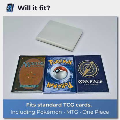 Trading Card Penny Sleeves – Clear Card Sleeves for Pokémon, MTG & One Piece (66×91mm)