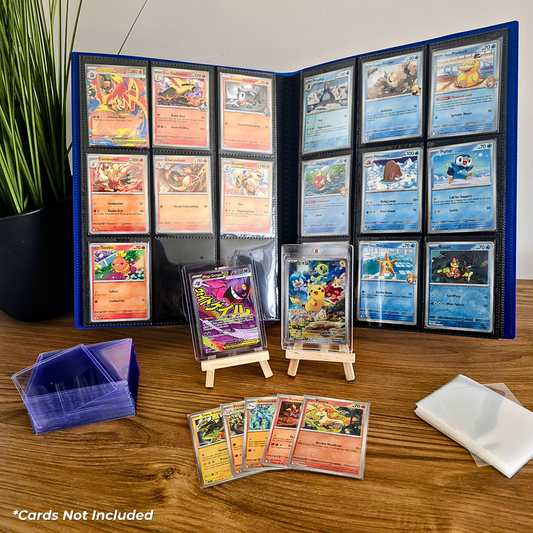 Trading Card Starter Kit – Protection, Storage & Display Bundle