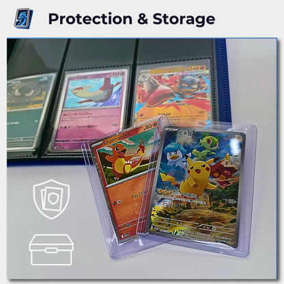 Pokemon Card Binder Sleeves Toploaders Protection Set Bundle UK - PROTECT BUNDLE