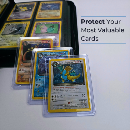 200x Top loaders + 200 FREE Penny Sleeves - Trading Card Sleeve 3”x4” Pokémon