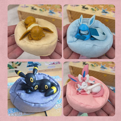 Pokemon Sleeping Eevee Eeveelution Blind Box Figure - Eevee Gift Idea Colletable