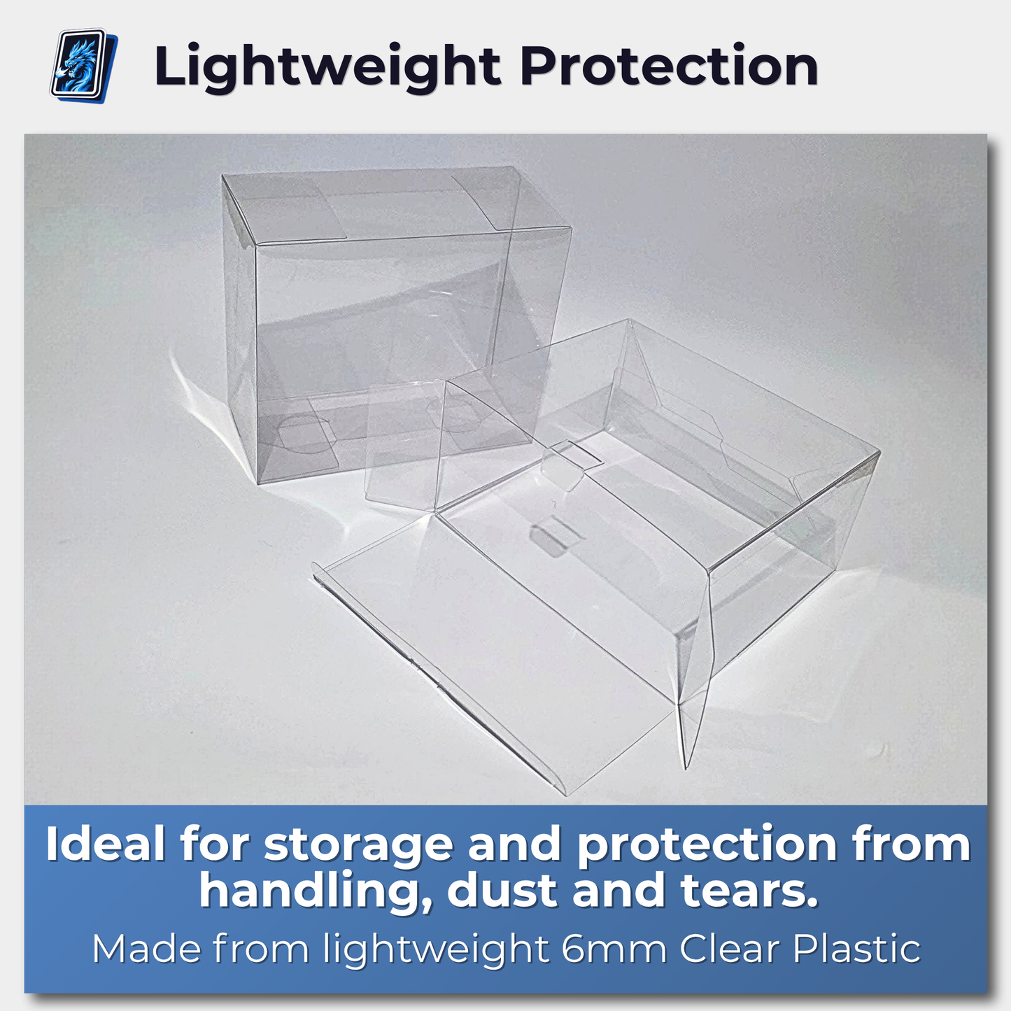 Elite Trainer Box Protector – Clear Plastic Storage Case for Pokémon ETBs (1, 3, 5, 10, 20-Pack)