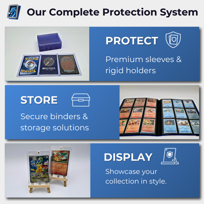 Trading Card Bulk Storage Box | 4-Row Card Box – Holds 3600 Cards