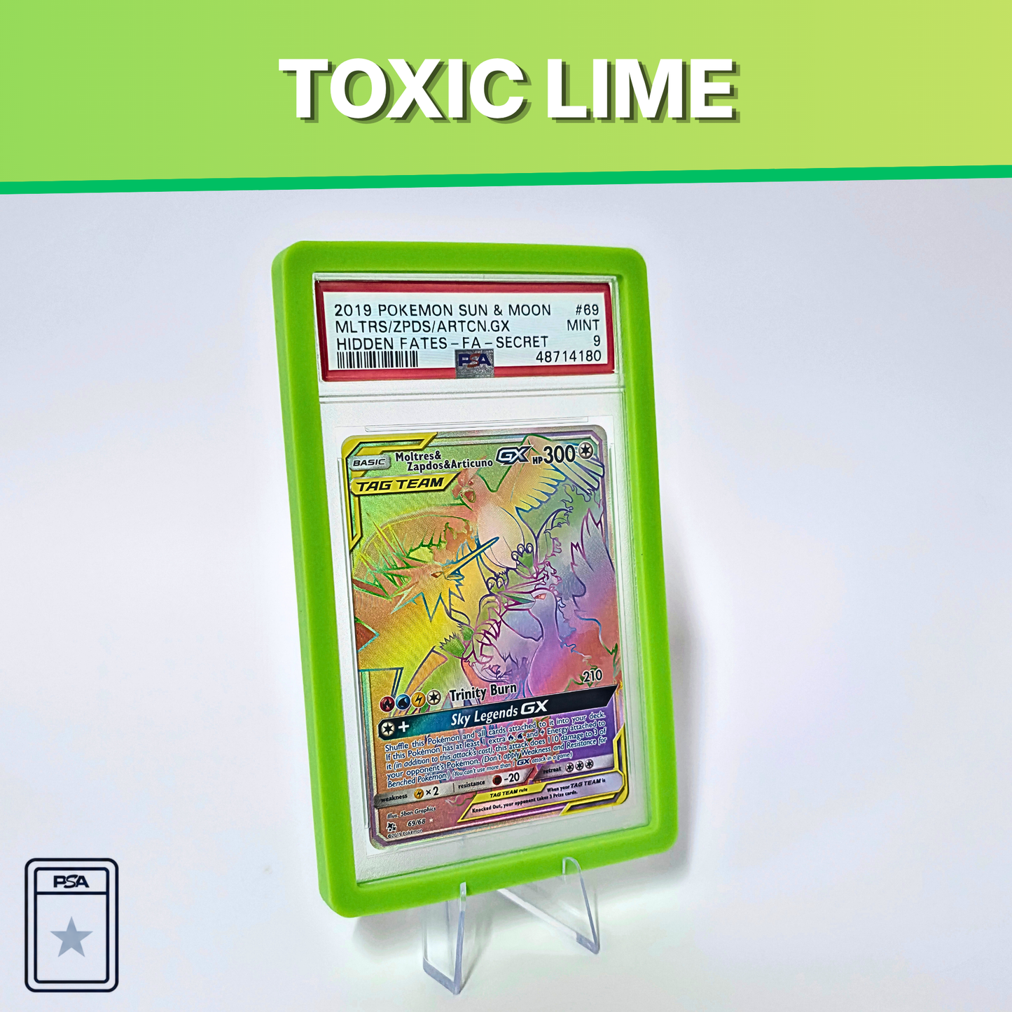 Graded Card Slab Protector For PSA - Silicone - Two-Tone - Pokémon TCG One Piece