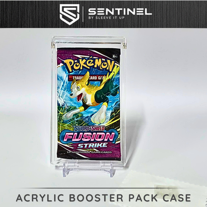 Trading Card Booster Pack Acrylic Display Case - Magnetic Lid - Pokemon TCG