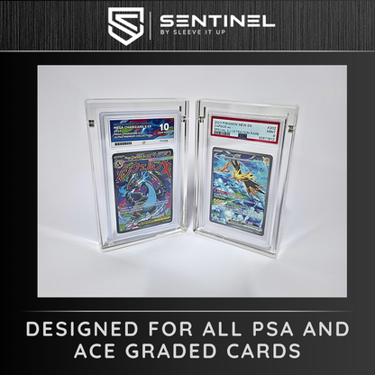 PSA & ACE Graded Card Acrylic Display Case – 5mm Magnetic Slab Protector