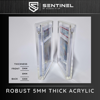 PSA & ACE Graded Card Acrylic Display Case – 5mm Magnetic Slab Protector