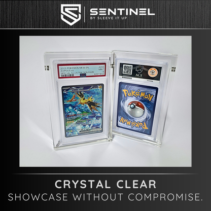PSA & ACE Graded Card Acrylic Display Case – 5mm Magnetic Slab Protector