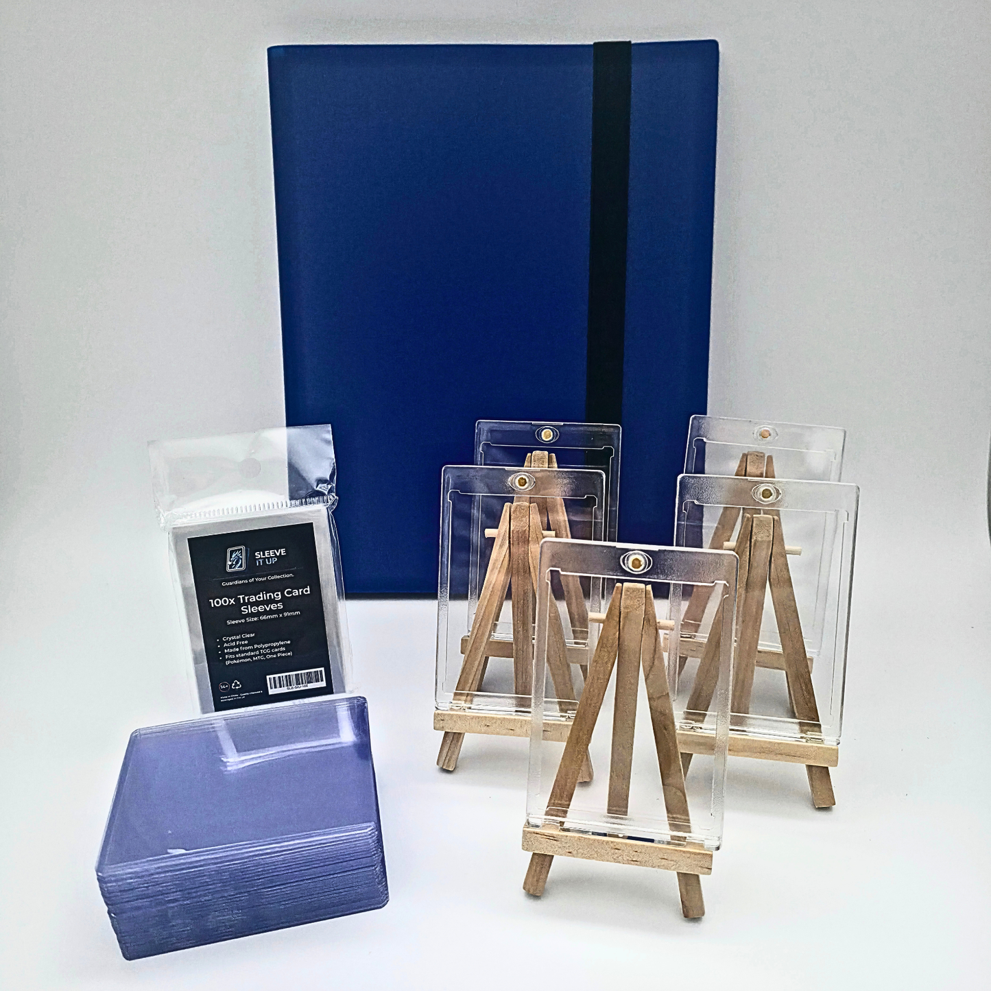 Trading Card Starter Kit – Protection, Storage & Display Bundle