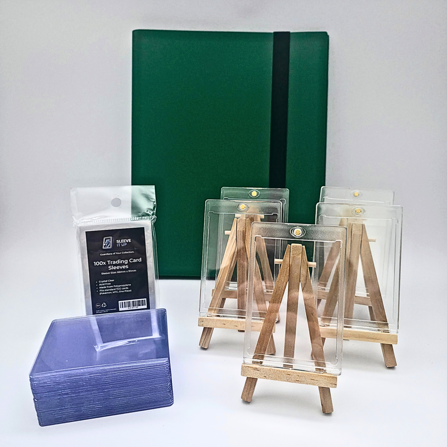Trading Card Starter Kit – Protection, Storage & Display Bundle