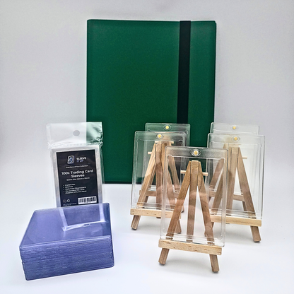 Trading Card Starter Kit – Protection, Storage & Display Bundle