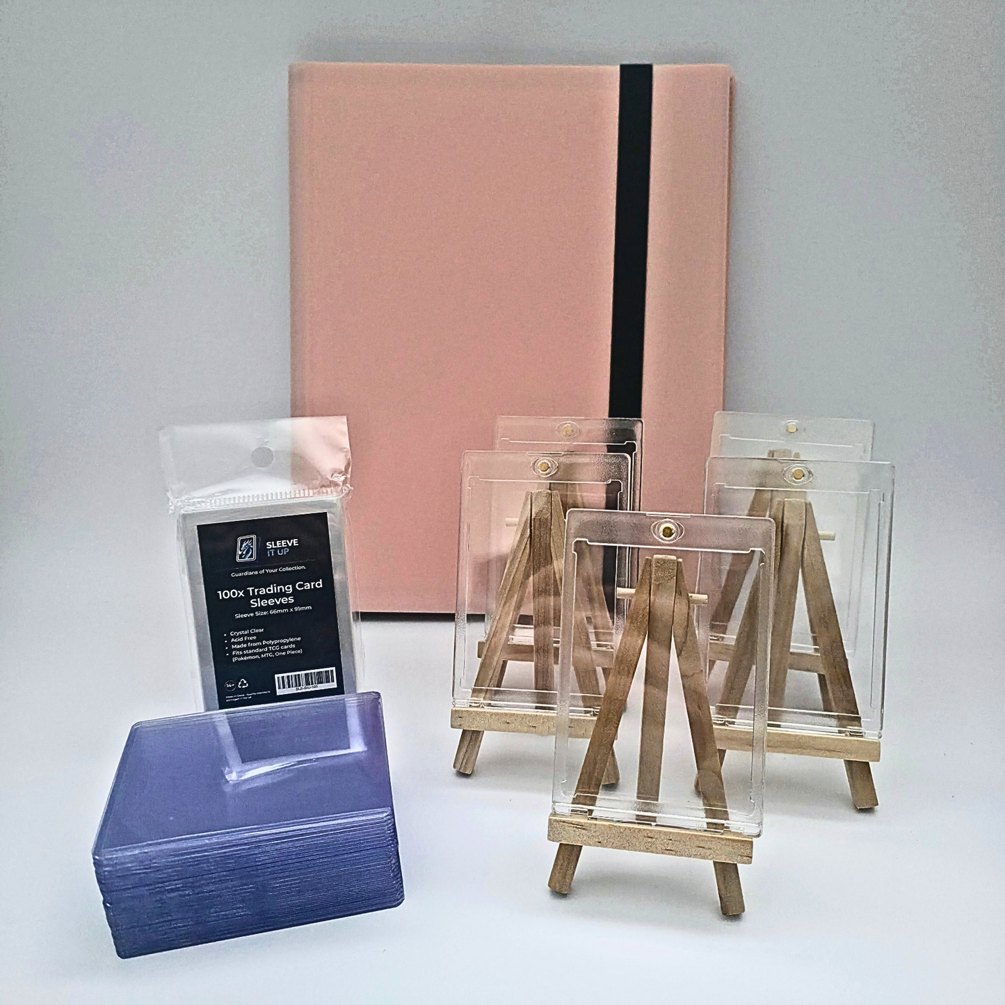 Trading Card Starter Kit – Protection, Storage & Display Bundle