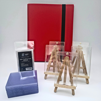 Trading Card Starter Kit – Protection, Storage & Display Bundle