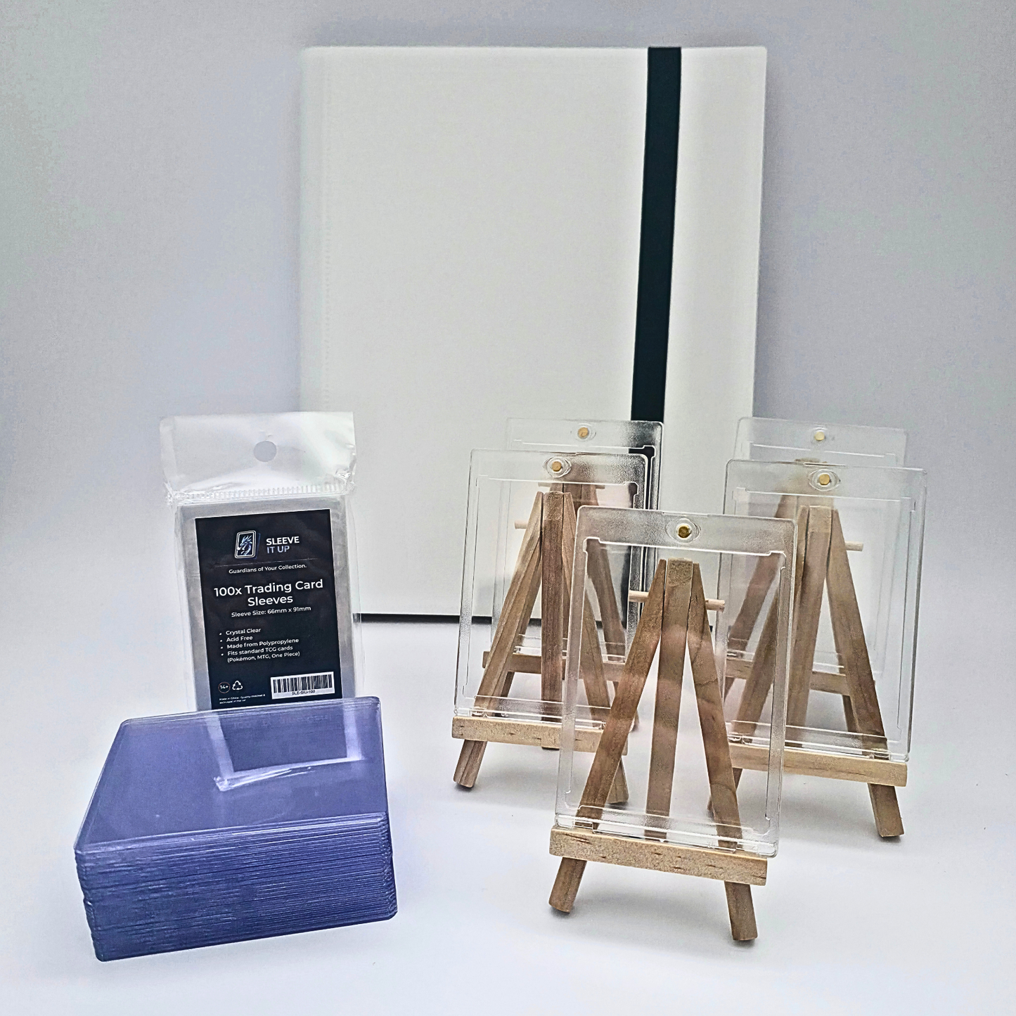 Trading Card Starter Kit – Protection, Storage & Display Bundle