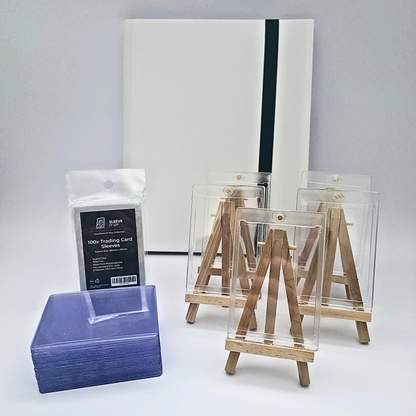 Trading Card Starter Kit – Protection, Storage & Display Bundle
