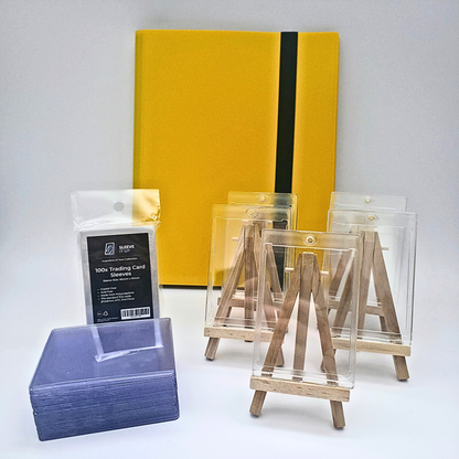 Trading Card Starter Kit – Protection, Storage & Display Bundle