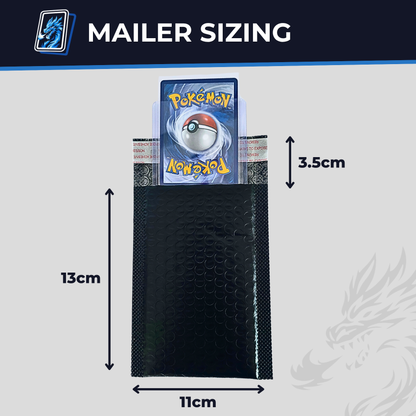 Complete Shippig Kit for Trading Cards (Bubble Envelopes Mailers, Toploaders & Sleeves) - Pokemon, MTD, One Piece, Lorcana, Sports