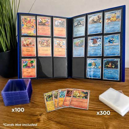 Pokemon Card Binder Sleeves Toploaders Protection Set Bundle UK - PROTECT BUNDLE