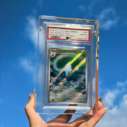 PSA & ACE Graded Card Acrylic Display Case – 5mm Magnetic Slab Protector