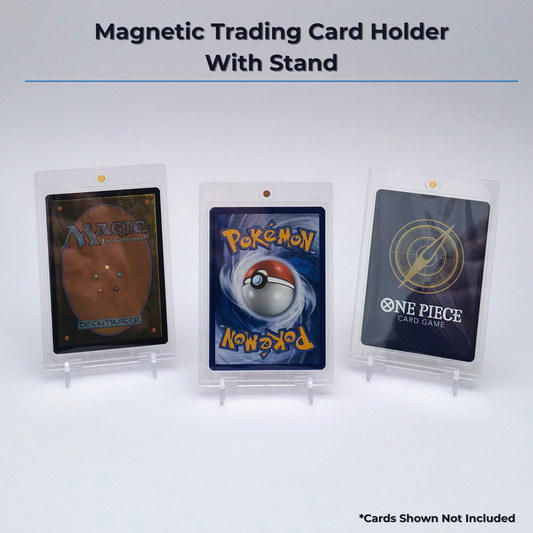 Magnetic Trading Card Holder with Stand | 4mm One-Touch Display Case