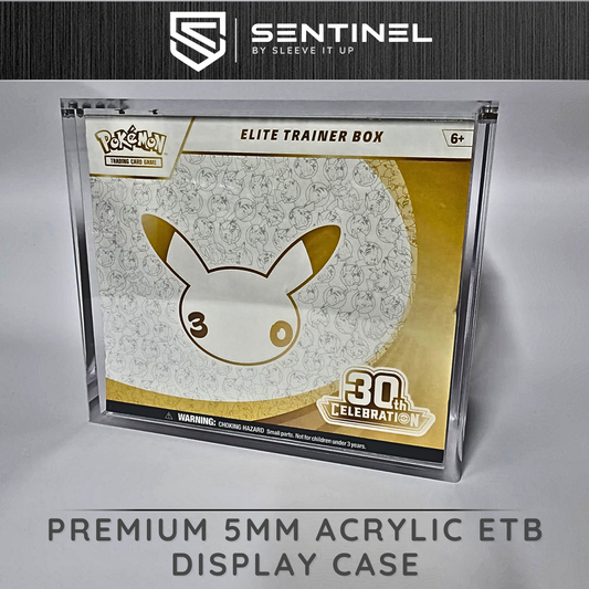 Pokémon Elite Trainer Box Acrylic Case – Premium Magnetic 5mm ETB Display Protector
